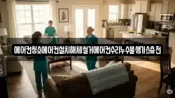 에어컨청소에어컨설치해체철거에어컨수리누수물샘가스충전