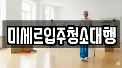 미세르입주청소대행