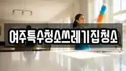 여주특수청소쓰레기집청소