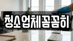 청소업체꼼꼼히