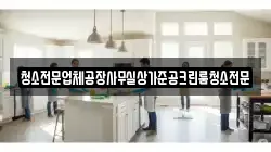 청소전문업체공장사무실상가준공크린룸청소전문
