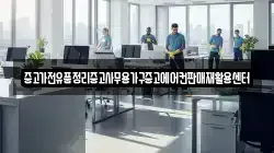 중고가전유품정리중고사무용가구중고에어컨판매재활용센터