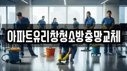 아파트유리창청소방충망교체