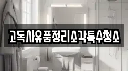 고독사유품정리소각특수청소