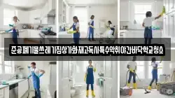 준공폐기물쓰레기집상가화재고독사특수악취야간바닥학교청소