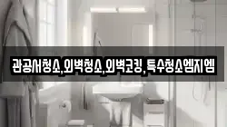 관공서청소,외벽청소,외벽코킹,특수청소엠지엠