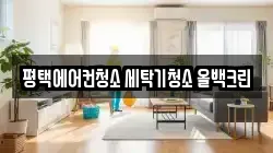 평택에어컨청소 세탁기청소 올백크린