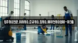 입주청소전문,이사청소,준공청소,집청소,에어컨청소업체-아크홈