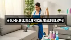 플래그닥터,에어컨청소,세탁기청소,시스템에어컨,평택점