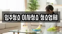 입주청소 이사청소 청소업체