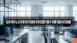 집치워주는곳유품정리업체가정집폐기물수거폐기물처리업체