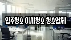 입주청소 이사청소 청소업체