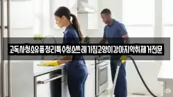 고독사청소유품정리특수청소쓰레기집고양이강아지악취제거전문