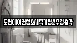 포천에어컨청소세탁기청소우렁총각