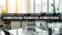 시스템에어컨청소업체,벽걸이에어컨청소,시스템에어컨청소방법