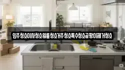 입주청소이사청소원룸청소거주청소특수청소곰팡이제거청소