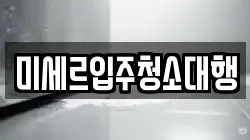 미세르입주청소대행