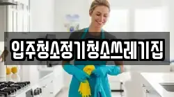 입주청소정기청소쓰레기집