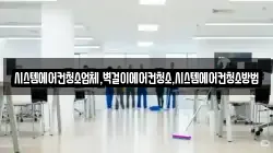 시스템에어컨청소업체,벽걸이에어컨청소,시스템에어컨청소방법