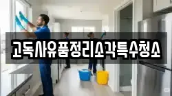 고독사유품정리소각특수청소