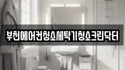 부천에어컨청소세탁기청소크린닥터