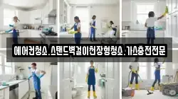 에어컨청소.스탠드벽걸이천장형청소.가스충전전문