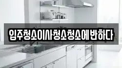 입주청소이사청소청소에반하다