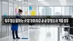 입주청소잘하는곳상가이사준공공장청소자격증보유