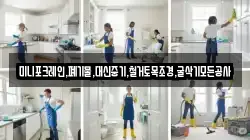 미니포크레인,폐기물,대신중기,철거토목조경,굴삭기모든공사