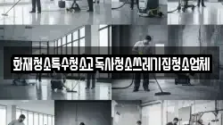 화재청소특수청소고독사청소쓰레기집청소업체