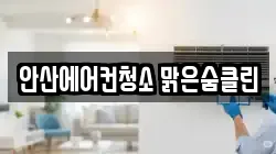 안산에어컨청소 맑은숨클린