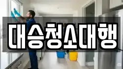 대승청소대행