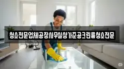 청소전문업체공장사무실상가준공크린룸청소전문