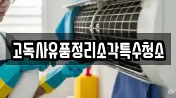 고독사유품정리소각특수청소