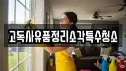 고독사유품정리소각특수청소
