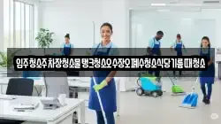 입주청소주차장청소물탱크청소오수장오폐수청소식당기름때청소
