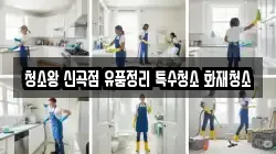 청소왕 신곡점 유품정리 특수청소 화재청소