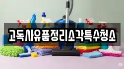 고독사유품정리소각특수청소