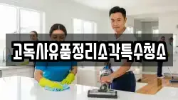 고독사유품정리소각특수청소