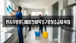 렌지주방후드에어컨세탁기구멍청소교체복원