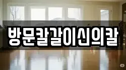 방문칼갈이신의칼