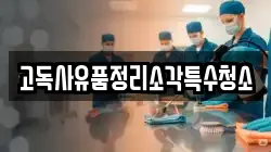고독사유품정리소각특수청소