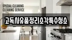 고독사유품정리소각특수청소
