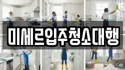 미세르입주청소대행