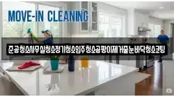 준공청소사무실청소정기청소입주청소곰팡이제거줄눈바닥청소코팅