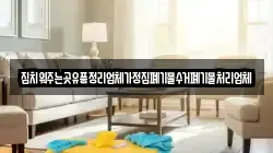 집치워주는곳유품정리업체가정집폐기물수거폐기물처리업체