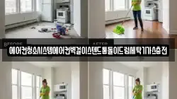 에어컨청소시스템에어컨벽걸이스텐드통돌이드럼세탁기가스충전