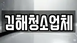 김해청소업체