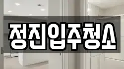 정진입주청소