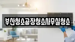 부산청소공장청소사무실청소